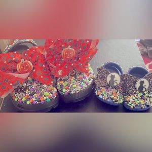 Mommy and me shoes !!!! Custom crocs or bubble slides
